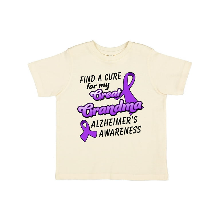 inktastic Alzheimers Awareness Great Grandma Ribbon Toddler T-Shirt 